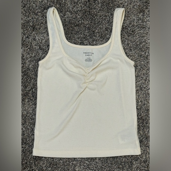 American Eagle Outfitters Tops - AE Cinch-Front Plush Tank Medium